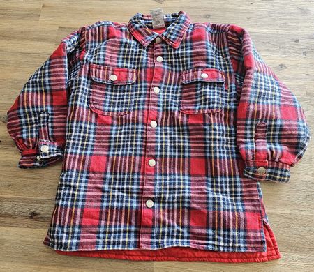 Kinder Übergangsjacke kariert H&M Grösse 116