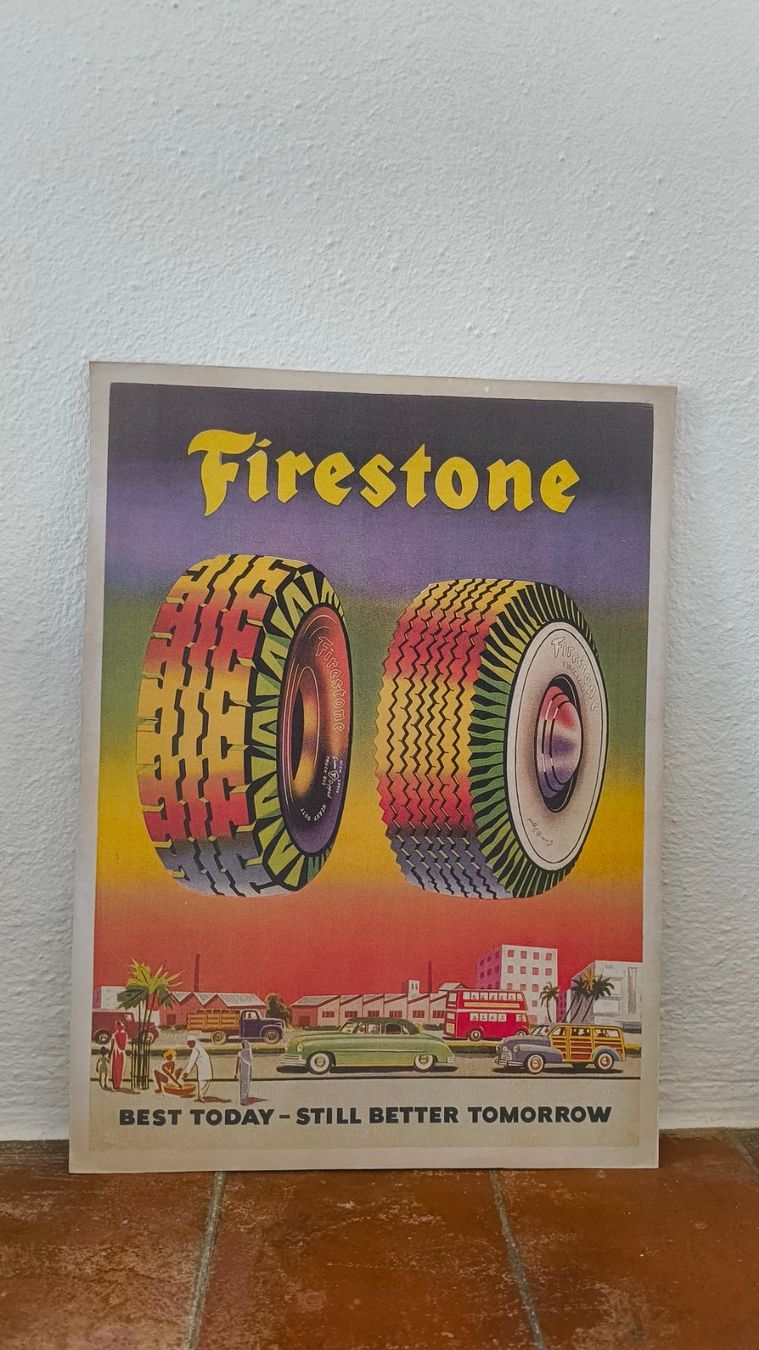 Foto & Immagini: Vintage Firestone poster – Usato da Pedrinate venduto da Abitandmore