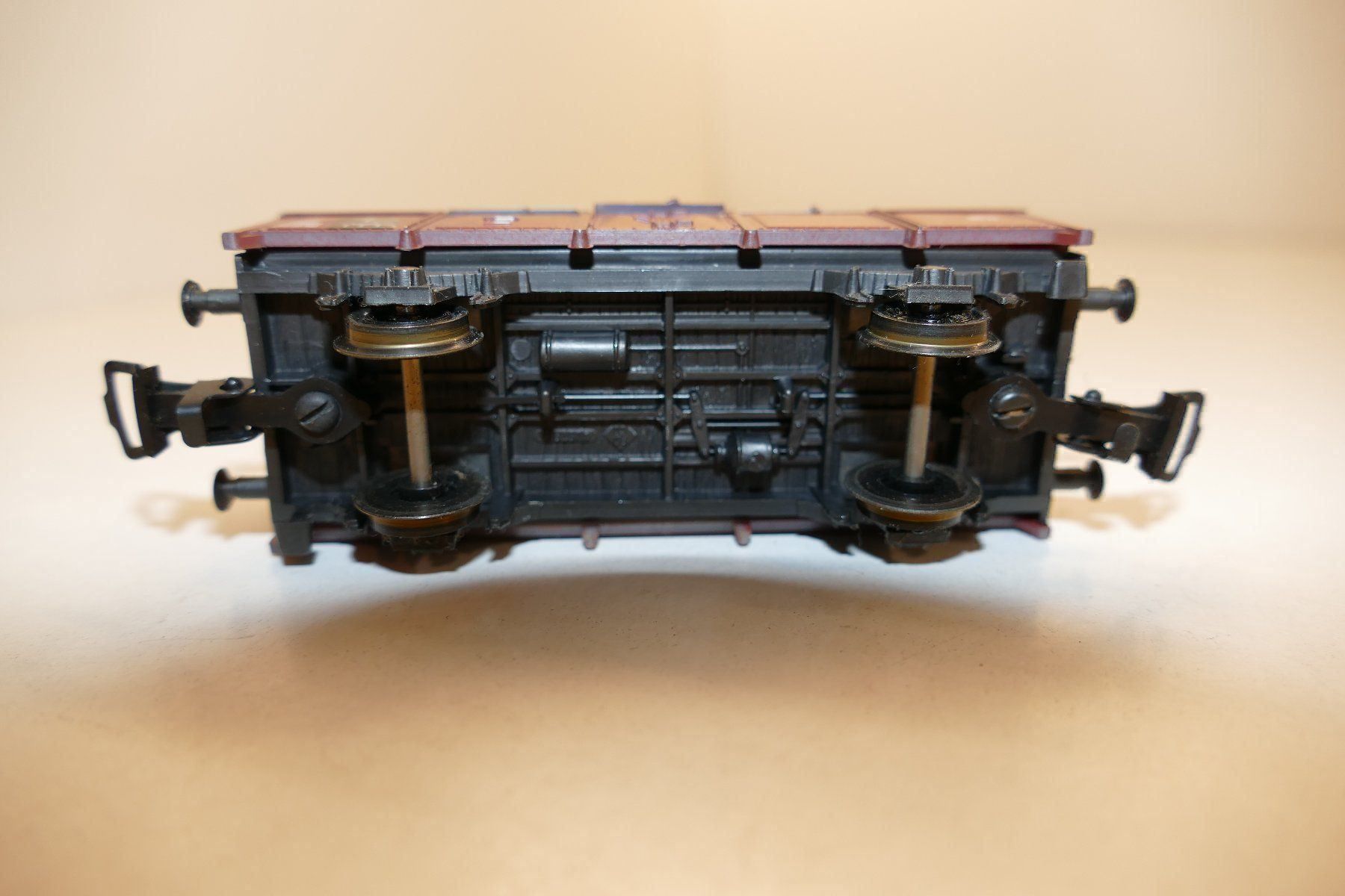 Roco Modellini di ferrovie: Roco H0: DB Klappdeckelwagen Typ K 25 – Usato da Niederhasli venduto da rail-duerst 3