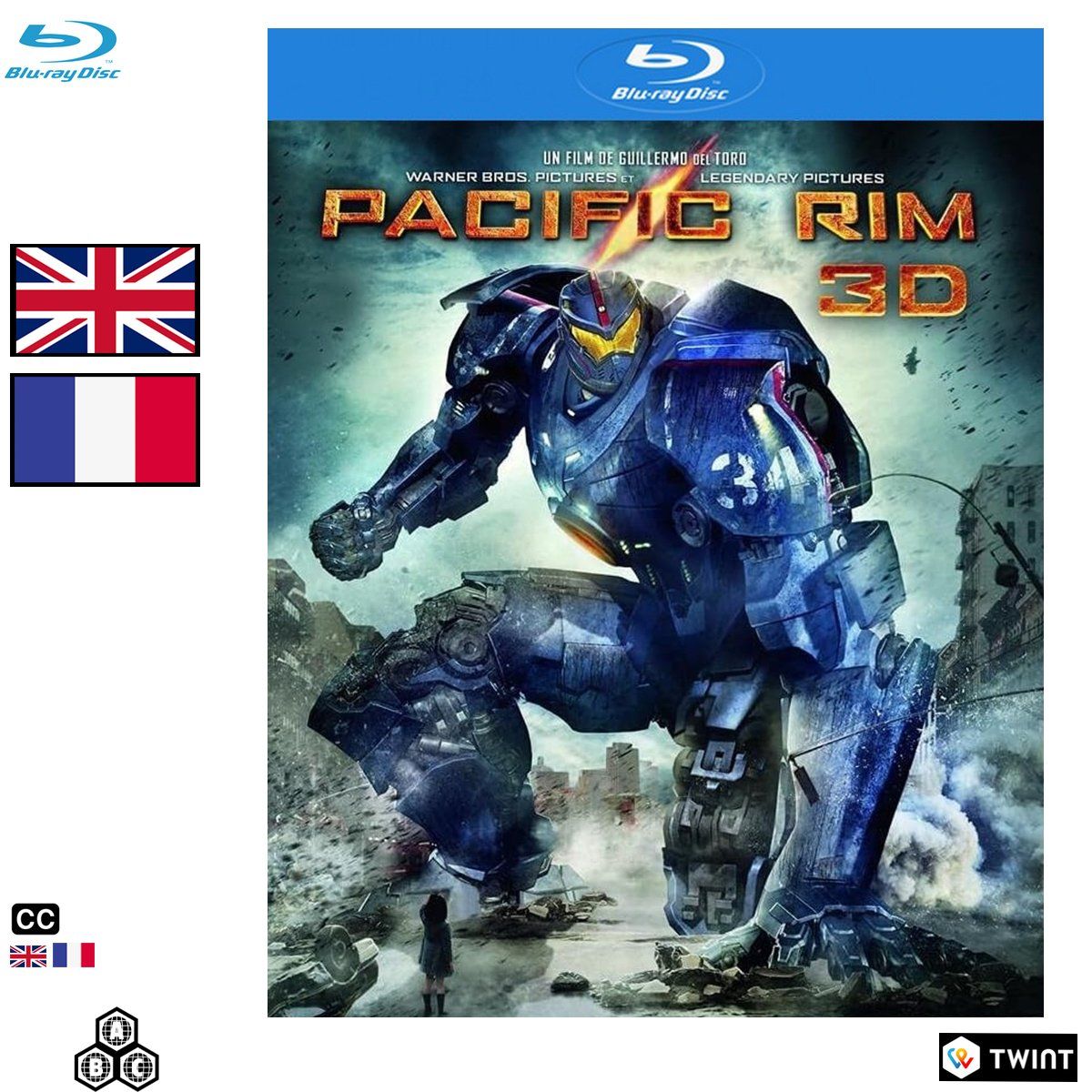 Tutti i DVDs: 3D + 2D Blu-ray Pacific Rim (2013) – Usato da Semsales venduto da __Florian__