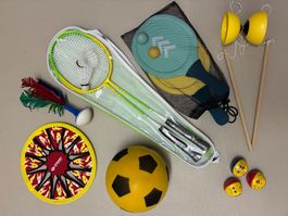 7 Spiele Freizeit Set gebraucht