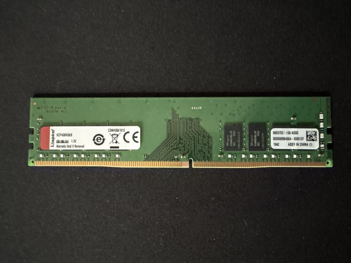 Kingston Memoria / RAM: DDR4 8GB 3200Mhz Kingston – Usato da Zürich venduto da com_rk95