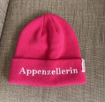 Beanie, Mütze, Appenzellerin, pink, NEU und ungetragen