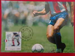 Maximumkarte MK 2002 Frankreich, Champions du monde football