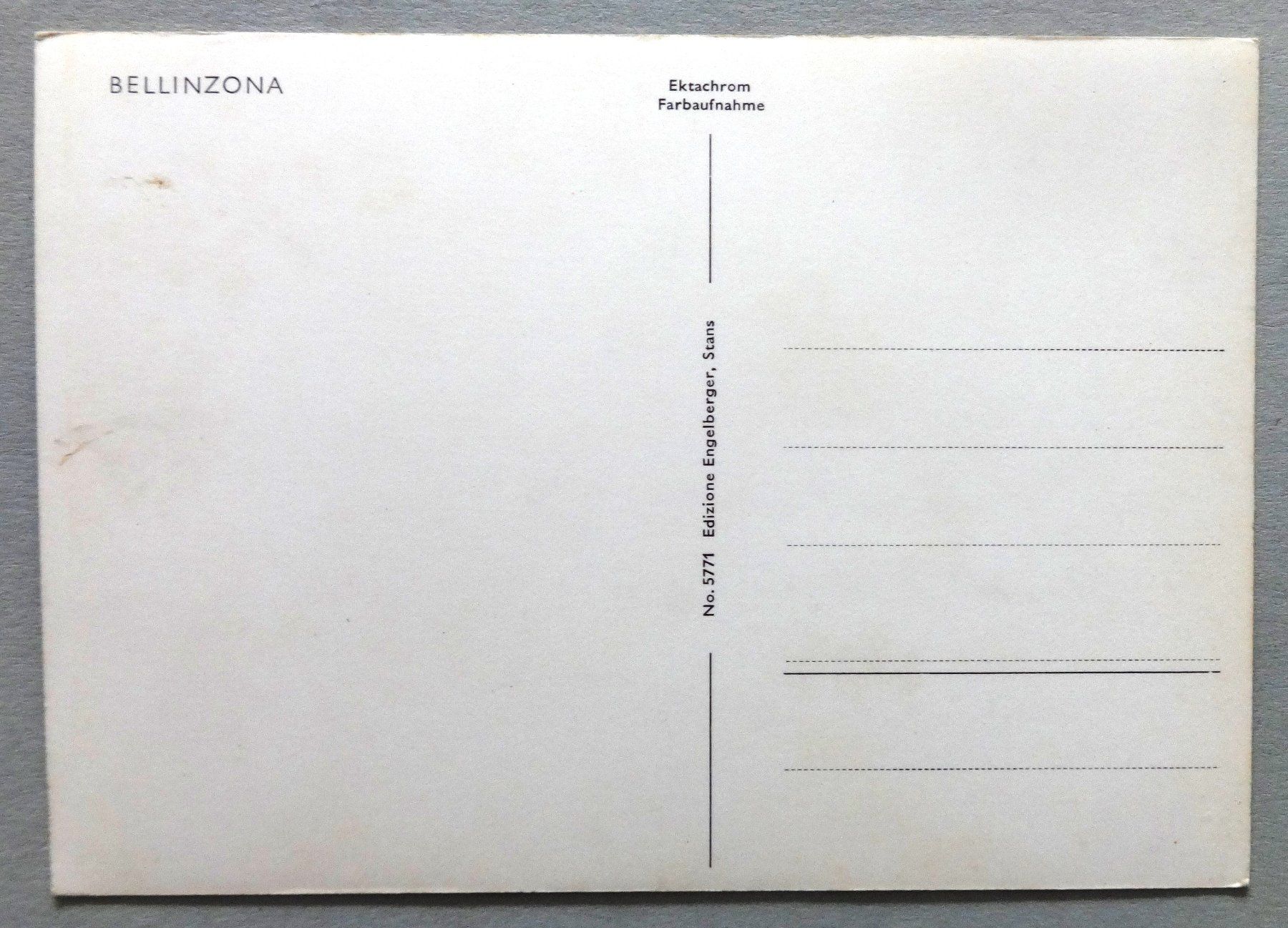 Cartoline postali: Bellinzona – Usato da Fétigny venduto da Billy2miny 1