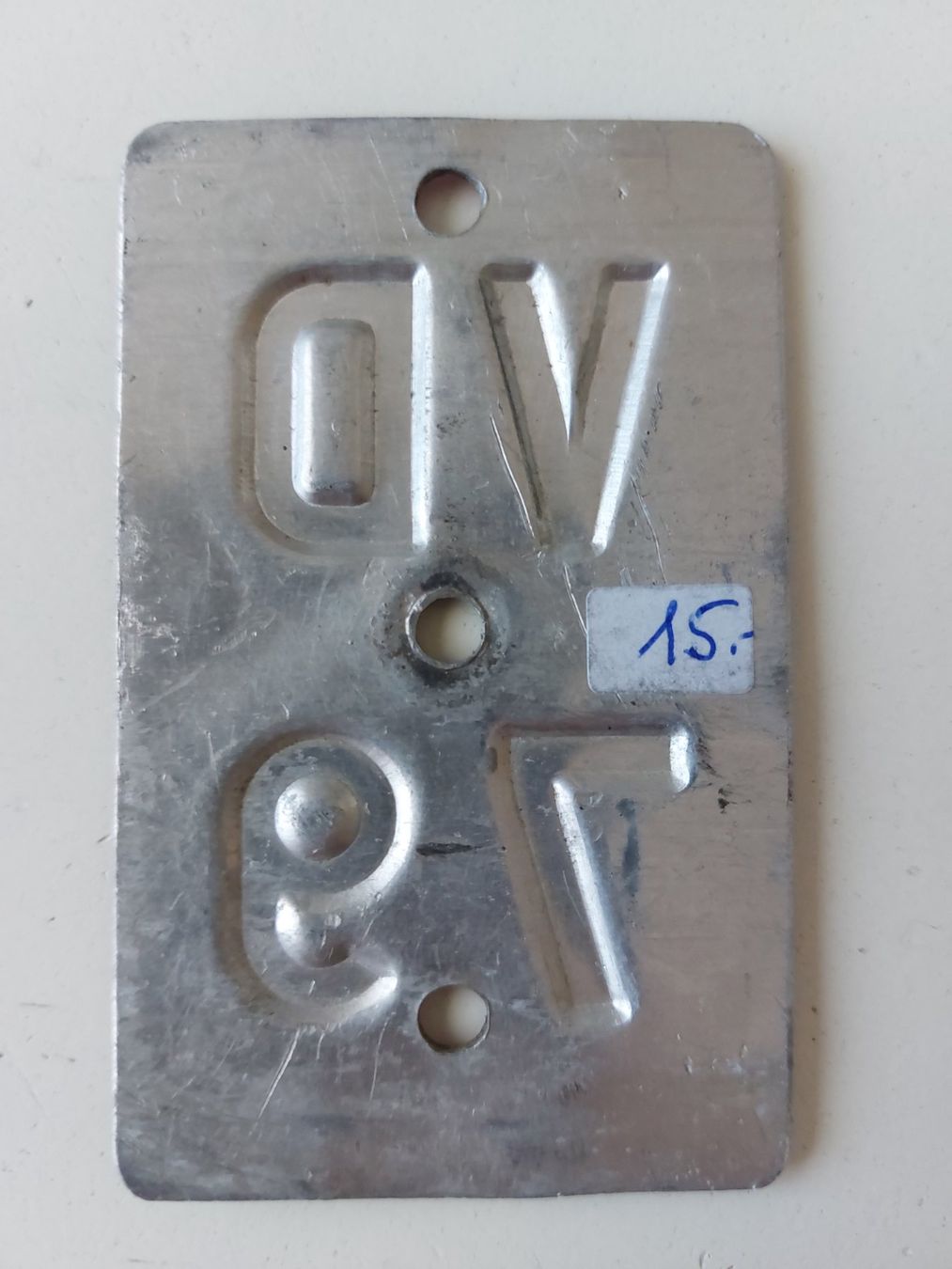 Sachs Insegne: Velonummer VD 79 plaque Velo – Usato da Schenkon venduto da Uhu007 1