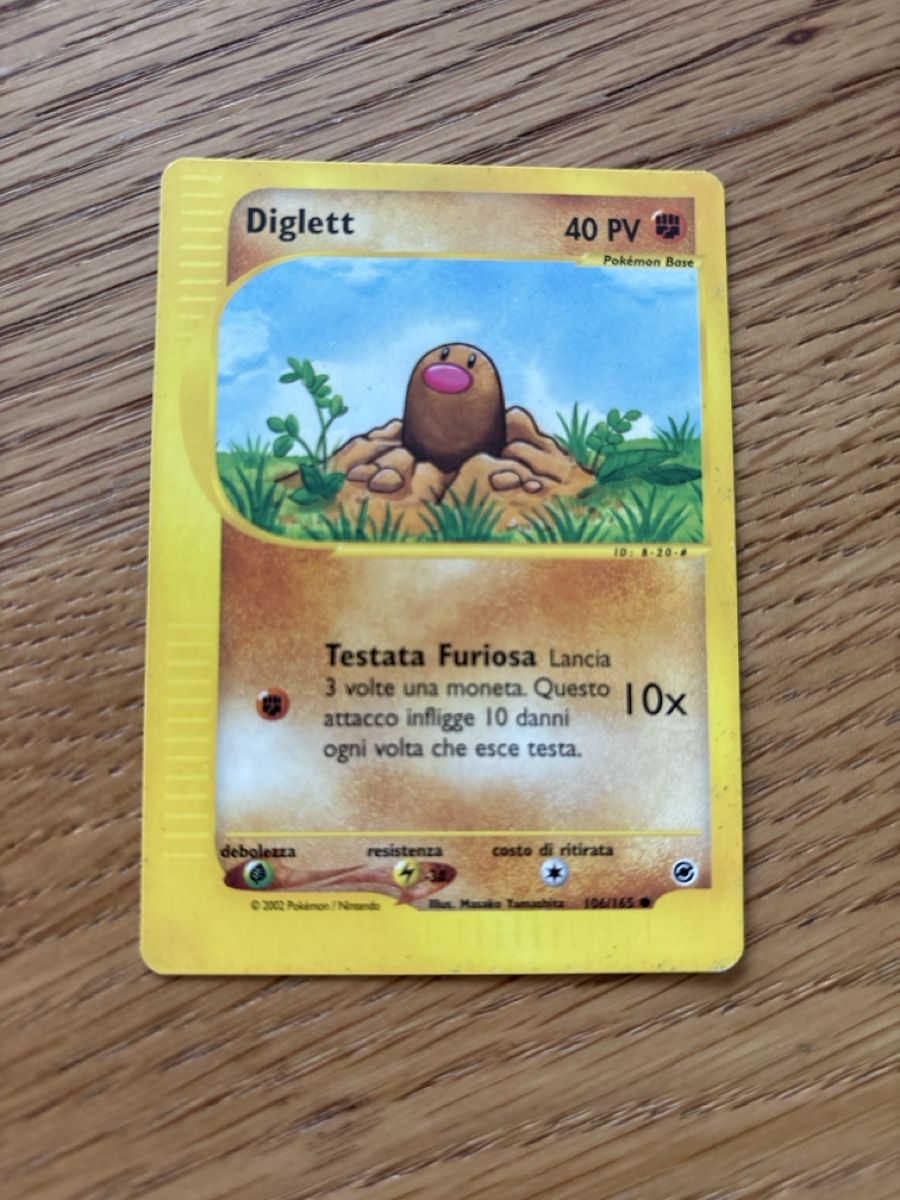 Pokémon Carte collezionabili: Pokemon, Diglett (Digda), Expedition – Usato da Zürich venduto da el_marcel