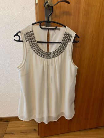 Bluse Beige, Gr. M, Neuwertig