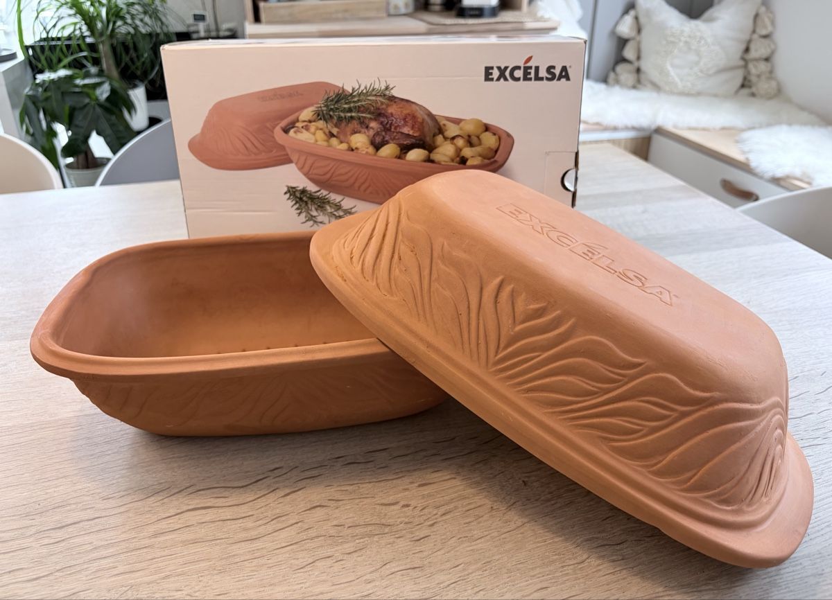 Töpfe: Neuwertiger Coccio Bräter von Excelsa aus Terrakotta – Gebraucht aus Stetten SH von legendary.online