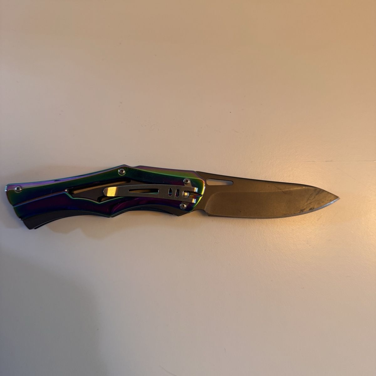 Couteaux de poche: Klappmesser Regenbogen Optik – Neuf (Voir description) à Aeschi b. Spiez par sch_nyv9 3