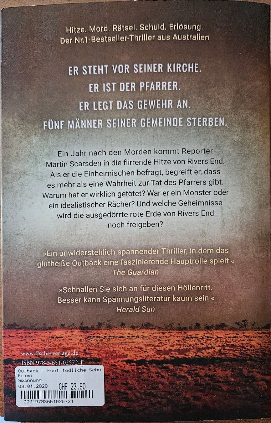Libri: Chris Hammer - Outback – Usato da Hinwil venduto da brucha01 1