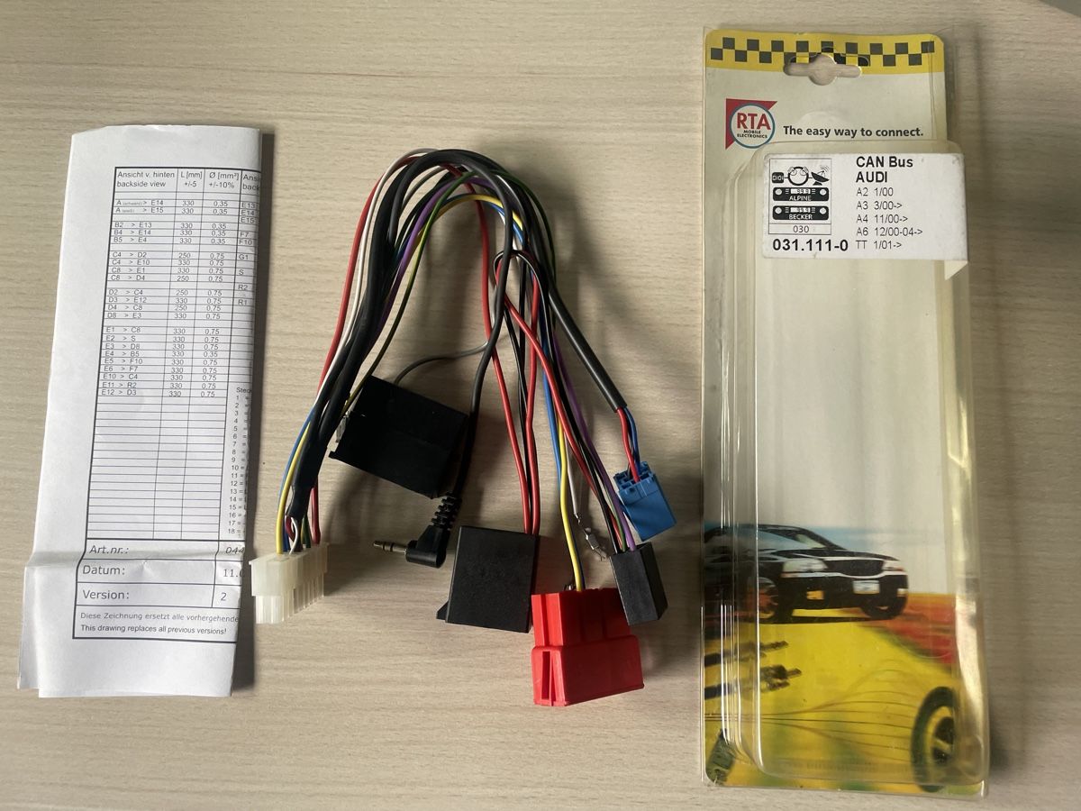 Radios: AUDI | Autoradio Interface CAN-Bus + Système Actif/BOSE – Neu und originalverpackt aus Denges von Ricautomotive