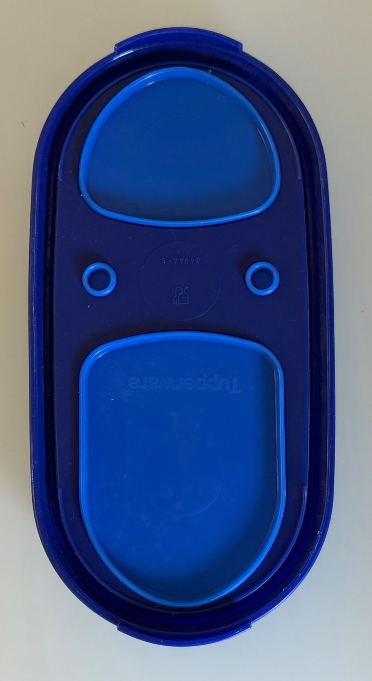 Tupperware Behälter & Ähnliches: Tupperware Vorratsdose 500ml, blau – Gebraucht aus Niederhasli von Erwied 7