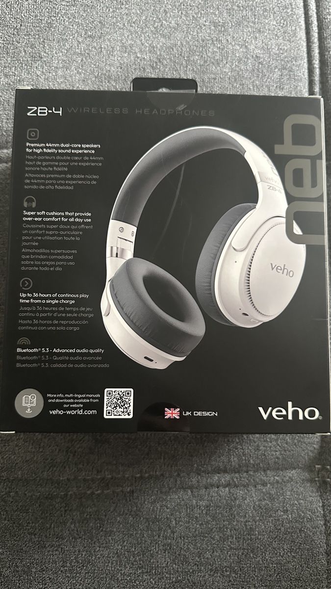 Cuffie: Veho ZB-4 Wireless Kopfhörer NEU – Nuovo e nell'imballaggio originale da niederurnen venduto da AndreT91 1