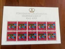 1968 Liechtenstein 434 Bogen ET  (F98)