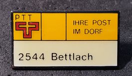 W222 - Pin PTT Postamt Ihre Post im Dorf 2544 Bettlach