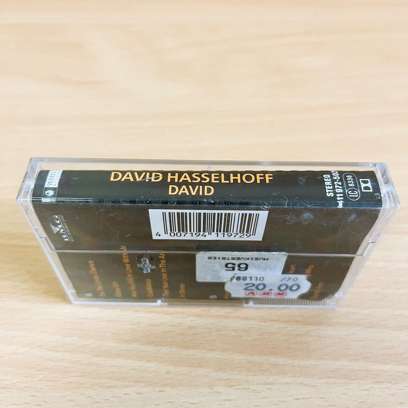 Musicassette: MC - David Hasselhoff - David – Usato da Amlikon-Bissegg venduto da riestig 2