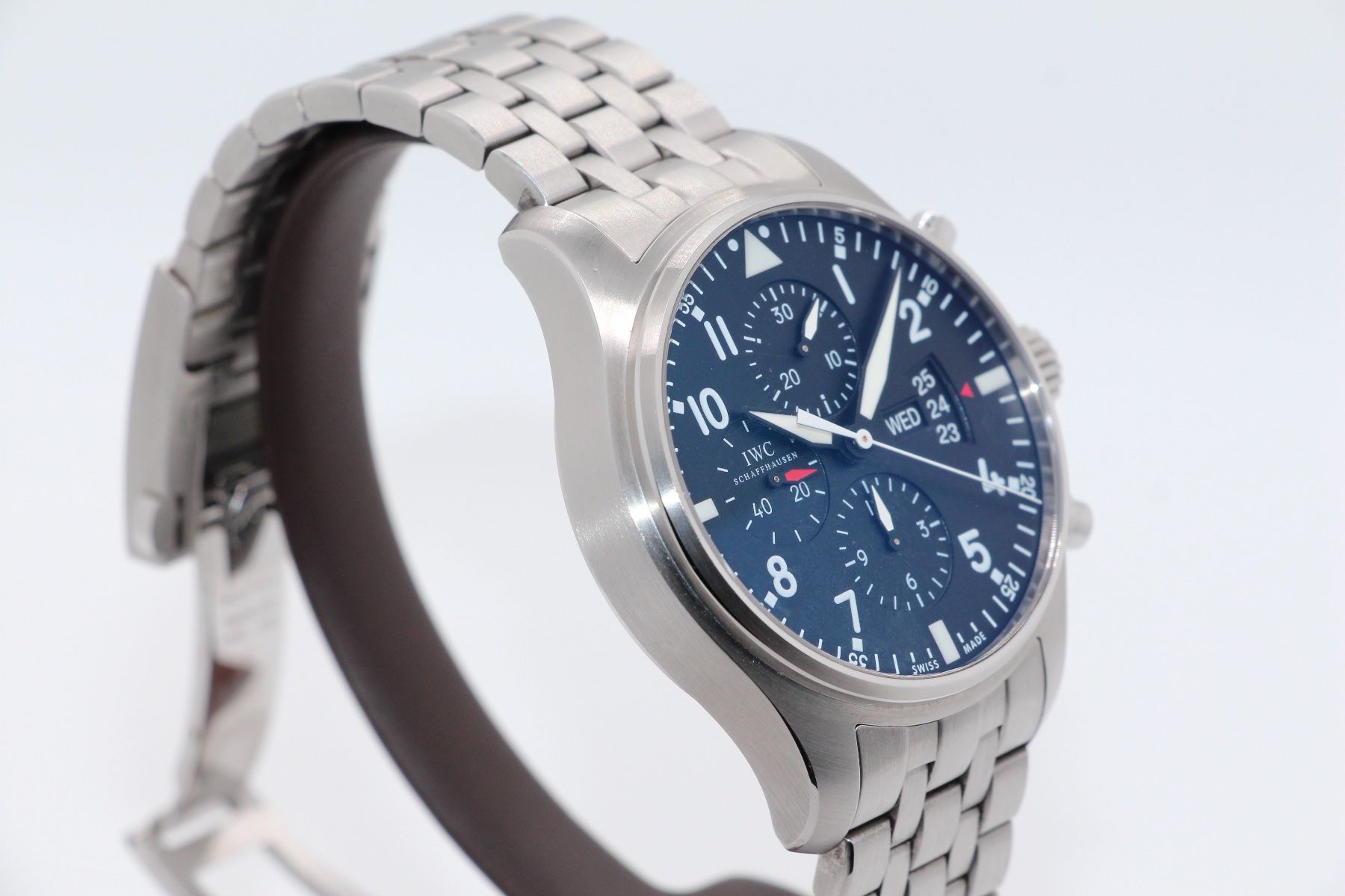 IWC Orologi: IWC Fliegeruhr Day-Date Chronograph Ref. IW377701, Full-Set – Usato da Zug venduto da eMDi_Collection 5