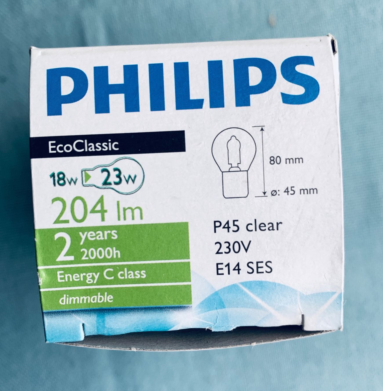 Philips Lampade: Glühbirne, PHILIPS, EcoClassic, E14 – Nuovo e nell'imballaggio originale da Bern venduto da Flora.Sonea 1