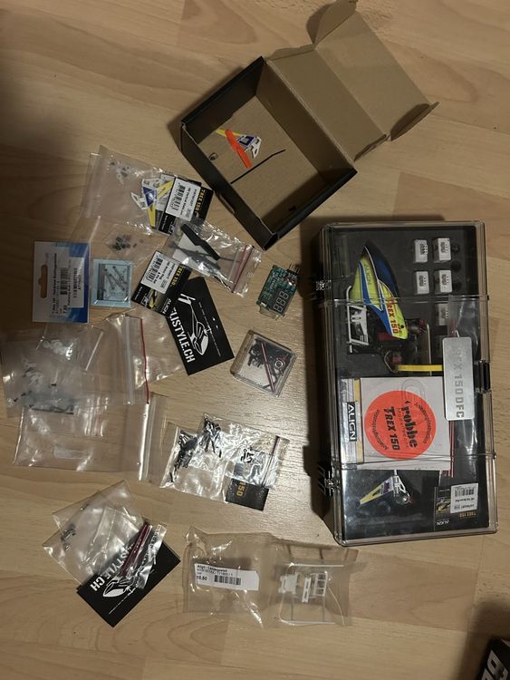 Align T-Rex 150 DFC Mini Heli mit Zubehör & Ersatzteile (Neu und ...