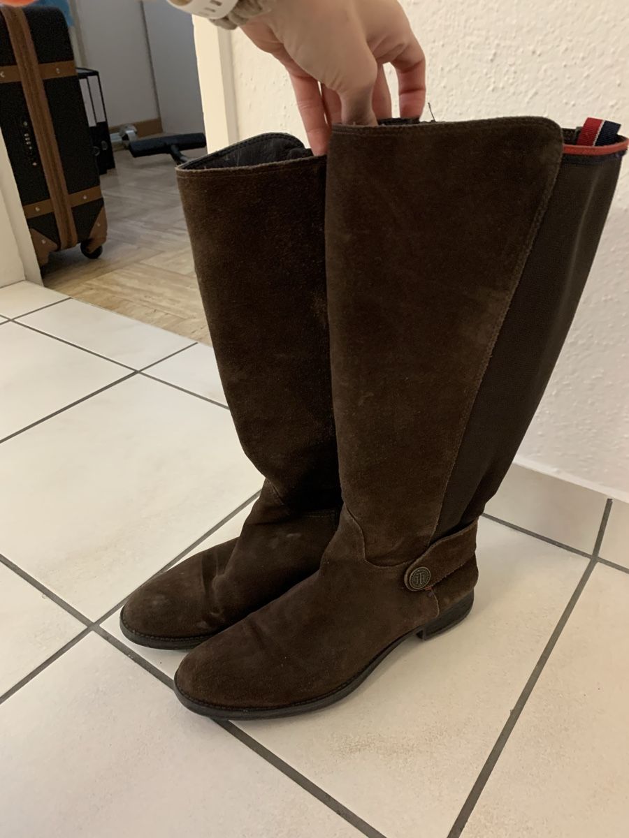 Tommy Hilfiger Damenschuhe: Echtleder Tommy Hilfiger Stiefel Gr. 39 – Gebraucht aus Uster von snickers3 1