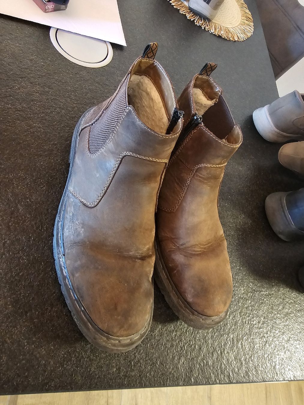 Rieker Scarpe da uomo: Rieker Leder Stiefeletten  – Usato da Mörel venduto da camasaro