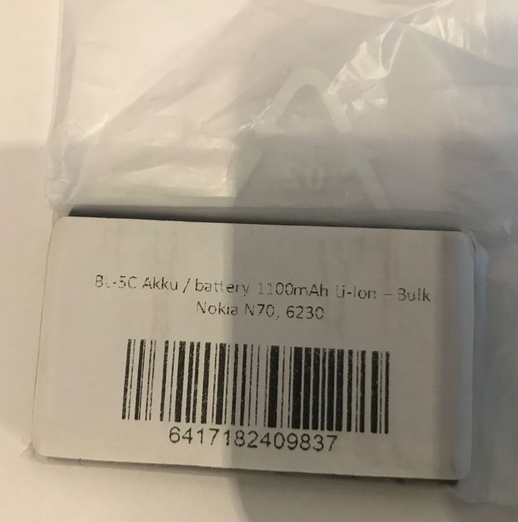 Original Nokia BL-6C Akku Für 6600 6230 6630 N70 E70 E50 2115i