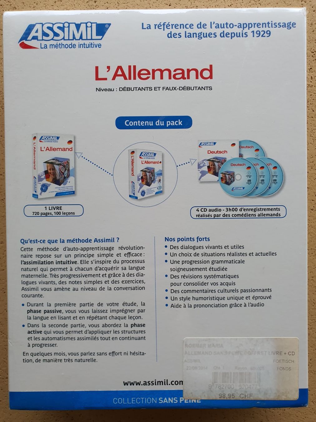 Audiolibri: La méthode intuitive de l'Allemand – Nuovo e nell'imballaggio originale da St-Gingolph venduto da GoldenKeys 1