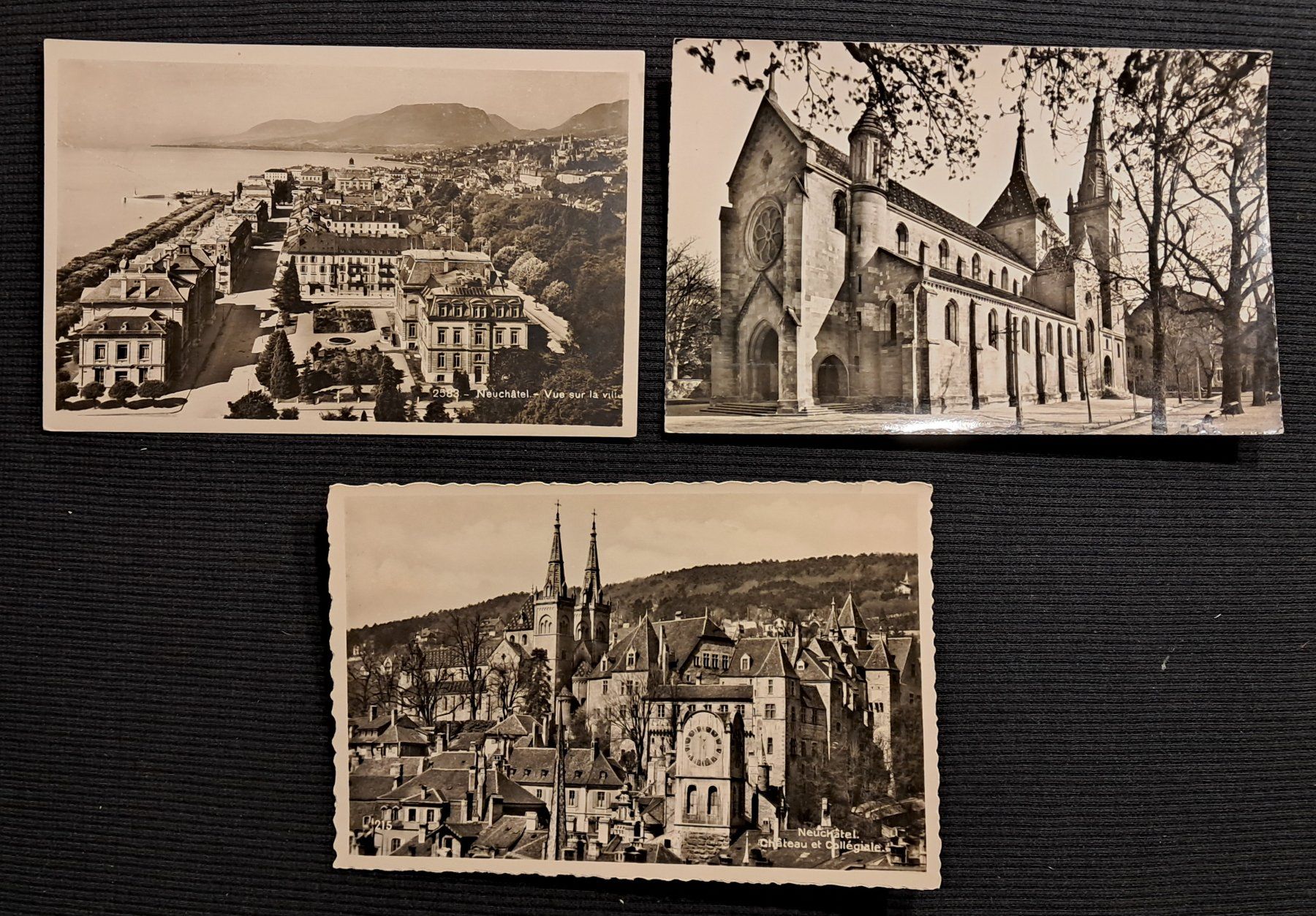 Cartoline postali: 3 CP NEUCHATEL – Usato da Ponto Valentino venduto da giorgia06