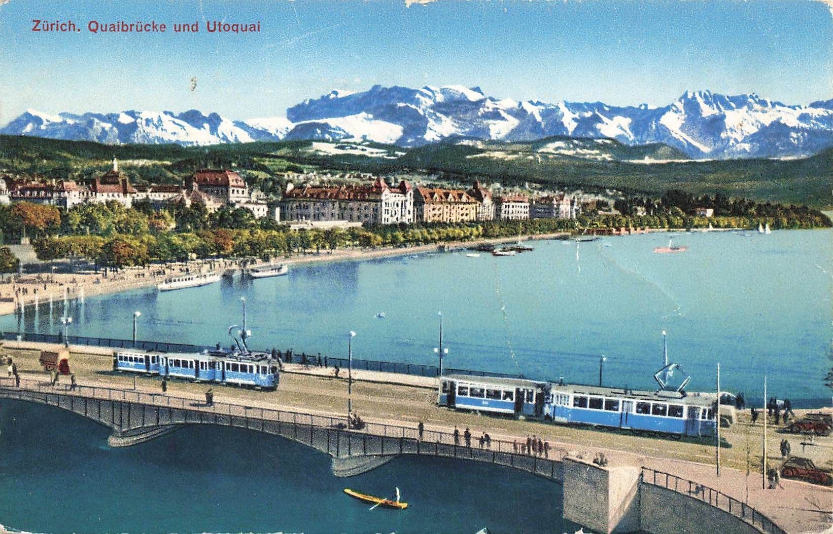 Cartoline postali: Zurich tram Straßenbahnen – Usato da Biasca venduto da Blenio71
