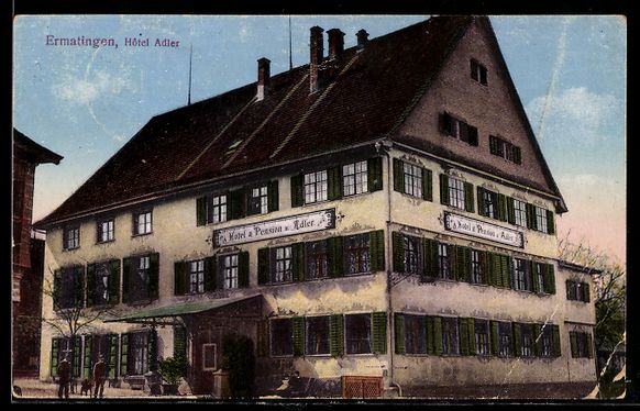Cartes postales: AK Ermatingen, Hotel Adler – D'occasion à Berlin par bartko-reher