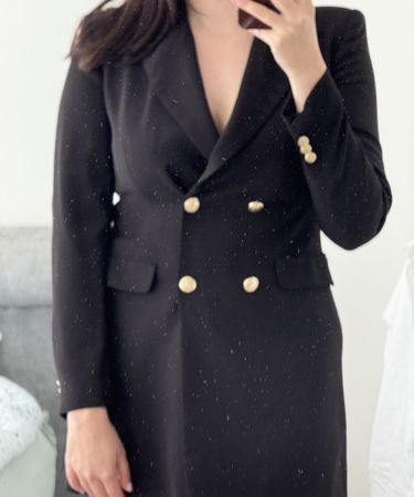 Zara Basic Blazer, schwarz, Gr. L, guter Zustand