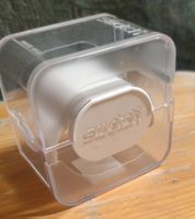 Swatch Uhrenbox Kunststoff transparent gebraucht 