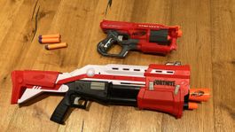 2 Nerf Blaster Fortnite und Mega CycloneShock 