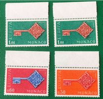4XBriefmarke aus Monaco ungestempelt