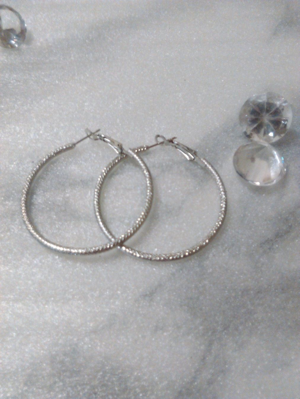 Boucles d'oreille: ohrringe modeschmuck,silber farbe – Neuf (Voir description) à Basel par bijoutrie_4 1