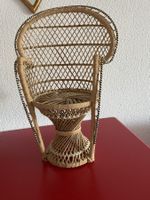 Geflochtener Stuhl / Thron 40 cm