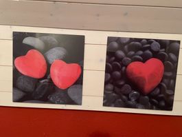 2 Glasbilder