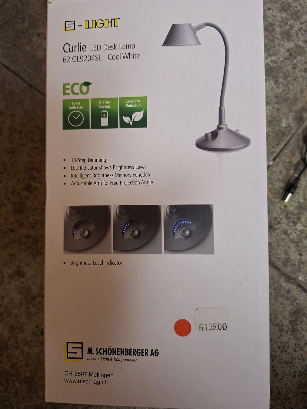 Lampade: E-Light Curlie LED Tischlampe – Nuovo e nell'imballaggio originale da Niederglatt ZH venduto da Moeb-7 4