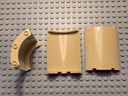 Lego 3x Wand Element (30562) tan
