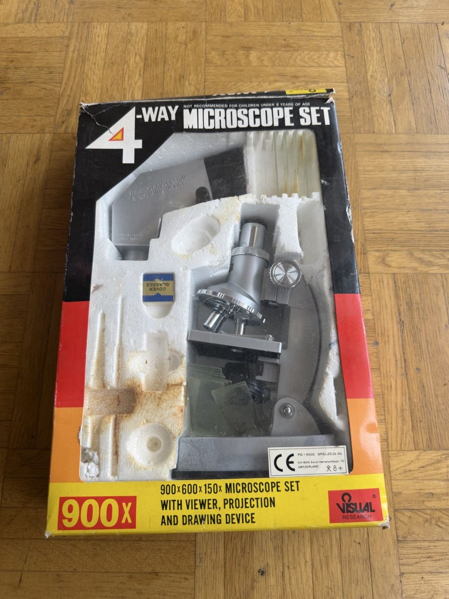Microscopi: Microscopio 4-way set 900x con proiettore usato – Usato da S. Pietro venduto da nap_9xjt