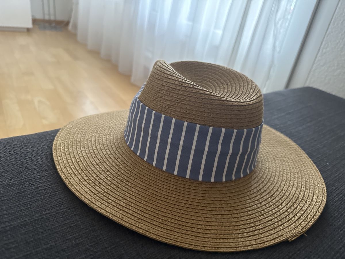 Hüte, Mützen & Caps: Sommerlicher Strohhut Anna Field beige gestreift – Neu (gemäss Beschreibung) aus Abtwil SG von ale2002 2
