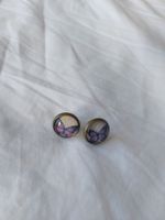 Très jolies boucles d'oreille clous papillons NEUVES