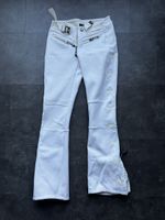 White JETSET Ski Pants with Star - Skihose