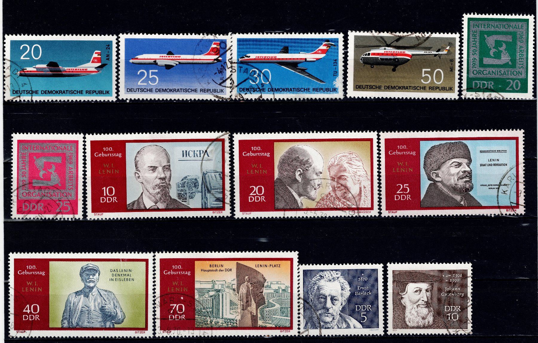 Tutti i francobolli: Briefmarken 42x DDR 12 – Usato da Tenniken venduto da mik_6mxg 4