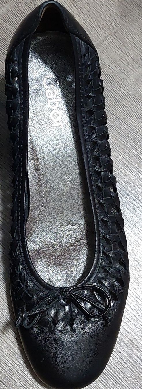 Gabor Scarpe da donna: Schwarze Gabor Ballerinas Gr. 36 – Usato da Gwatt (Thun) venduto da Letzte-Chance-III 1
