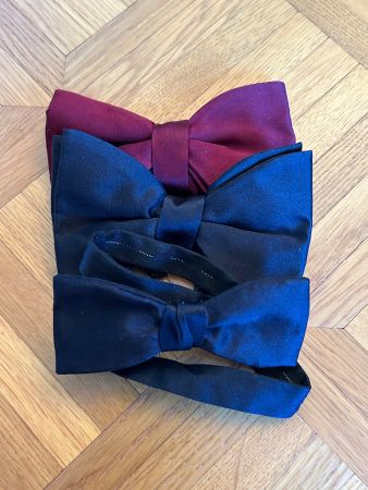 Lot de 3 noeuds papillon homme