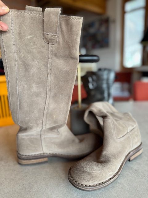 Kickers Damenschuhe: Bottes Kickers hautes en daim – Neu (gemäss Beschreibung) aus Enges von cordec 6