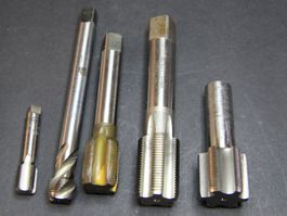 Fein-Gewindebohrer Set 5-teilig, M12-M27