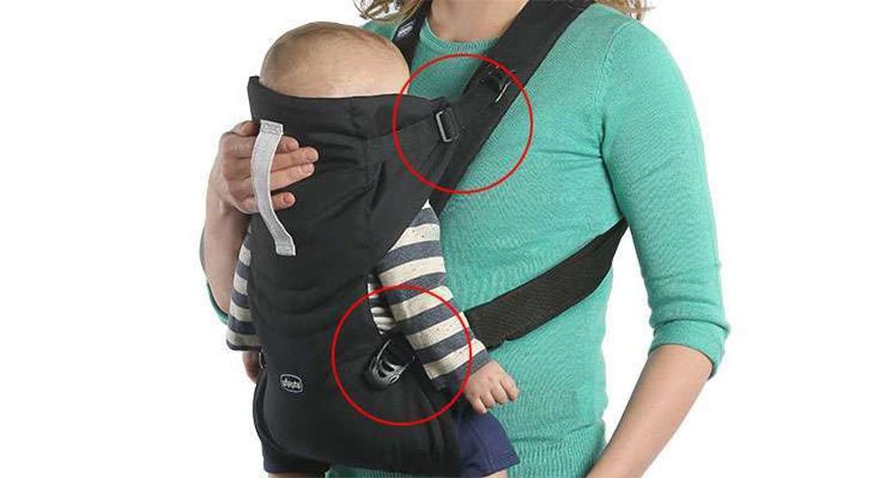 Marsupio Chicco EasyFit - Ergonomico 0-9kg | Fronte Mamma/Strada - Foto 8